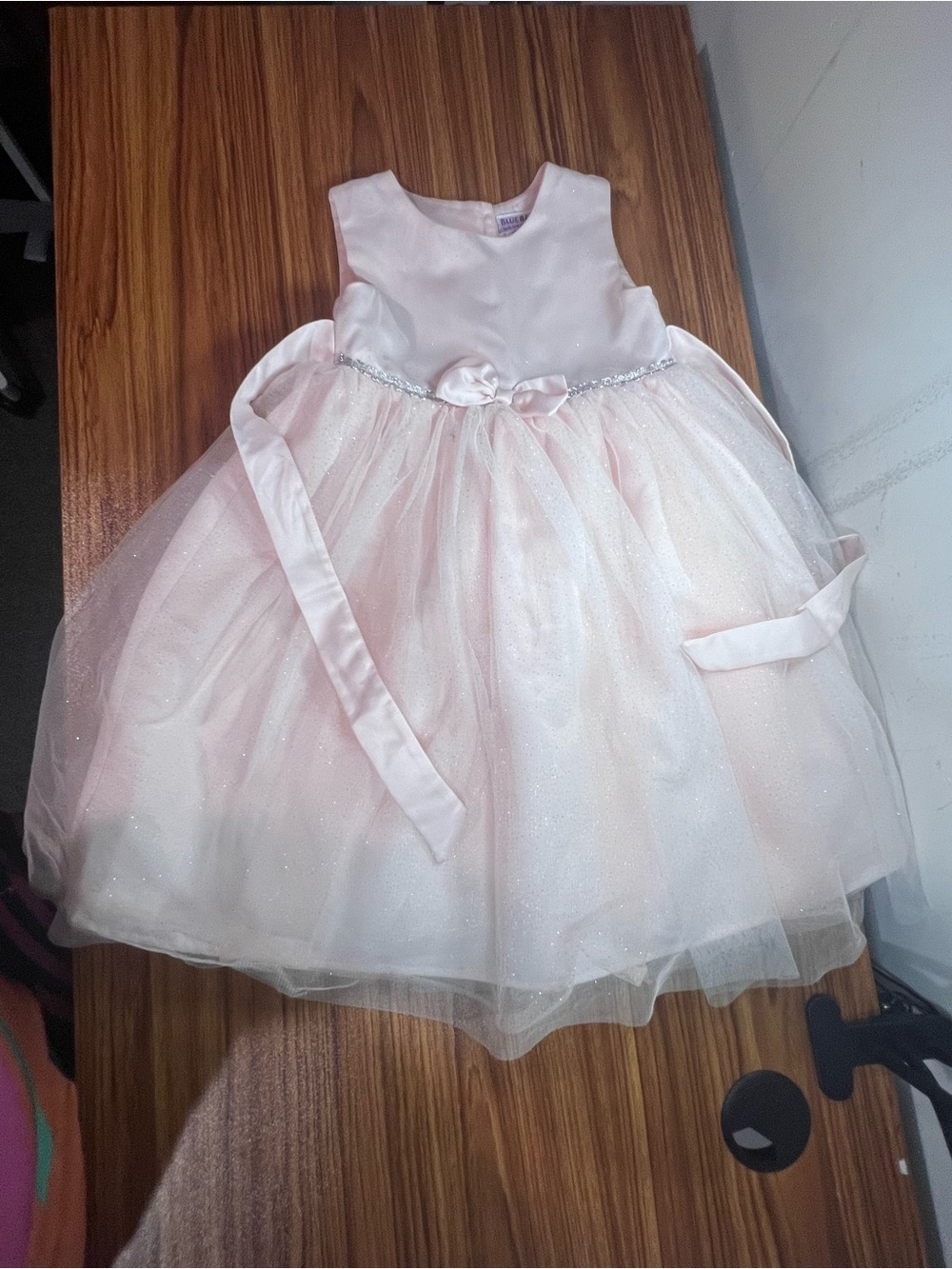 Blueberi Boulevard Light Pink Girls Tulle Dress